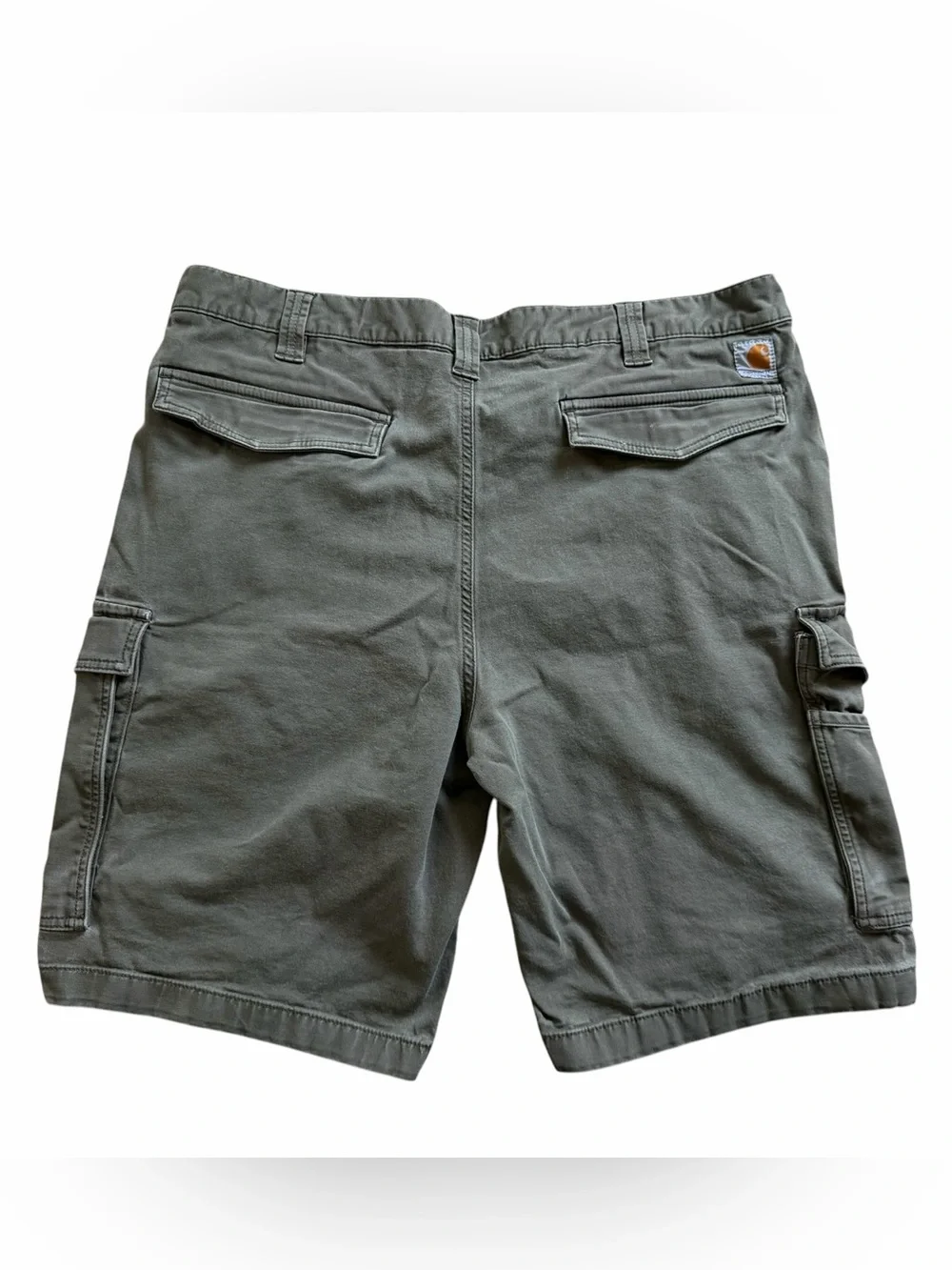 Carhartt Rugged Flex Canvas Cargo Shorts 11” Men’s 40 Olive Green Relaxed Fit
